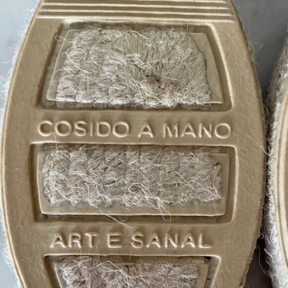 COSIDO A MANO Espadrille Loafers Size 36 Pink NWOT - Picture 7 of 13